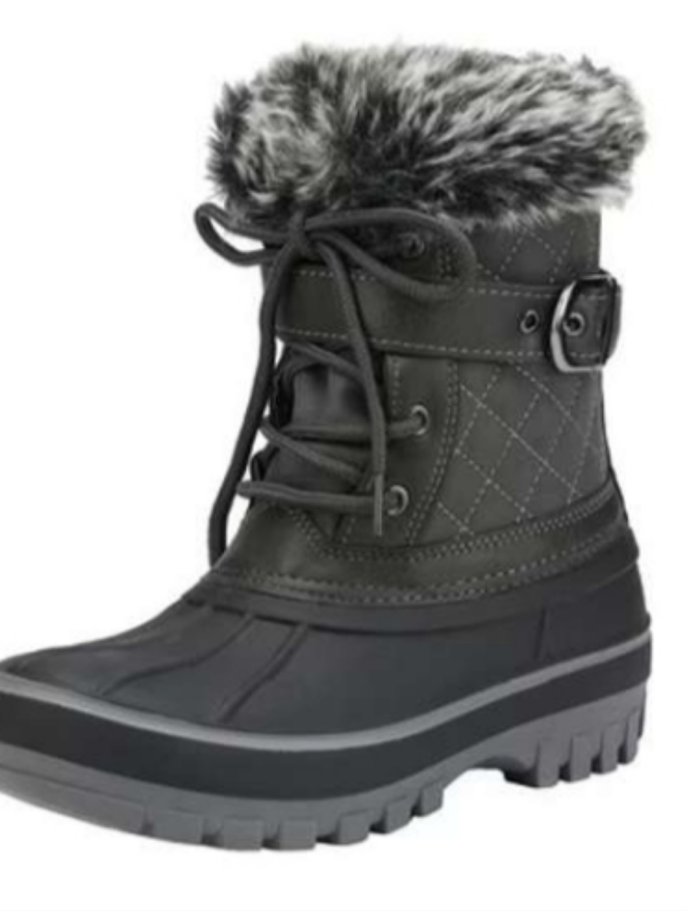 Dream Pairs Boys Girls Fashion Mid Calf Winter Snow Boots Size 9